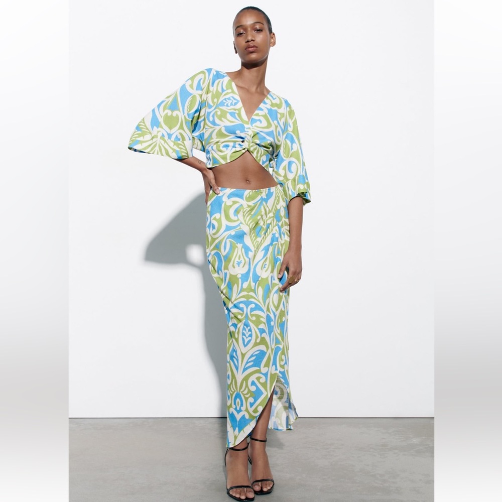 Top and skirt set